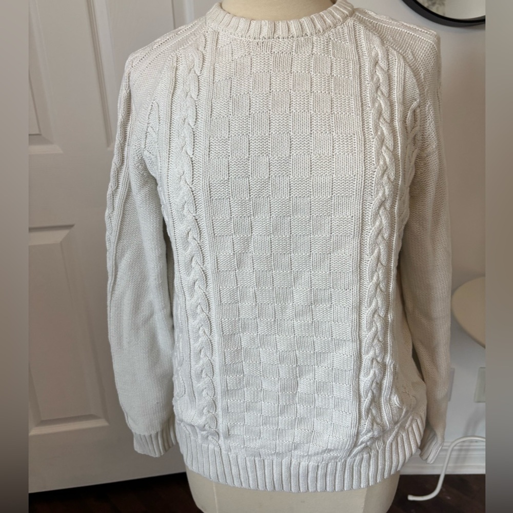 Urban Outfitters Ivory Knit Pullover
